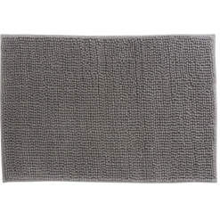 Tapis de salle de bain chenille gris 65x45 cm^Gifi Best