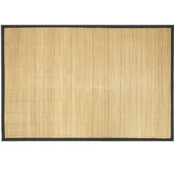 Tapis de salle de bain en bambou 50x75cm^Gifi New