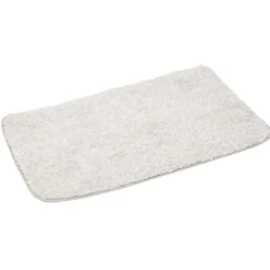 Tapis de salle de bain gris en polyester^Gifi Hot