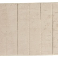 Tapis de salle de bain taupe à mémoire de forme^Gifi