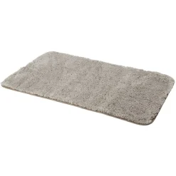 Tapis de salle de bain taupe^Gifi New