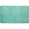 Tapis de salle de bain uni bleu 45x75 cm^Gifi Best