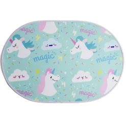 Tapis enfant licorne ou crocodile polyester 40x60cm - 2 modèles^Gifi Discount