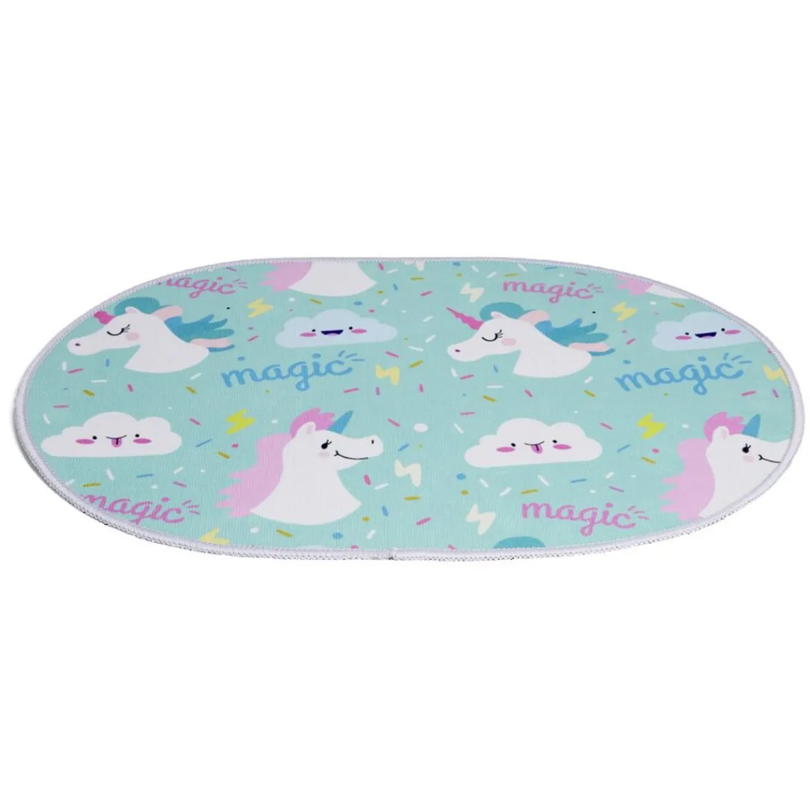 Tapis enfant licorne ou crocodile polyester 40x60cm - 2 modèles^Gifi Discount
