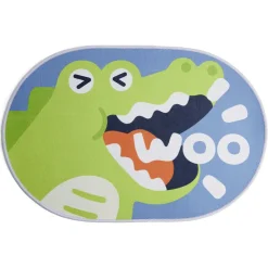 Tapis enfant licorne ou crocodile polyester 40x60cm - 2 modèles^Gifi Discount
