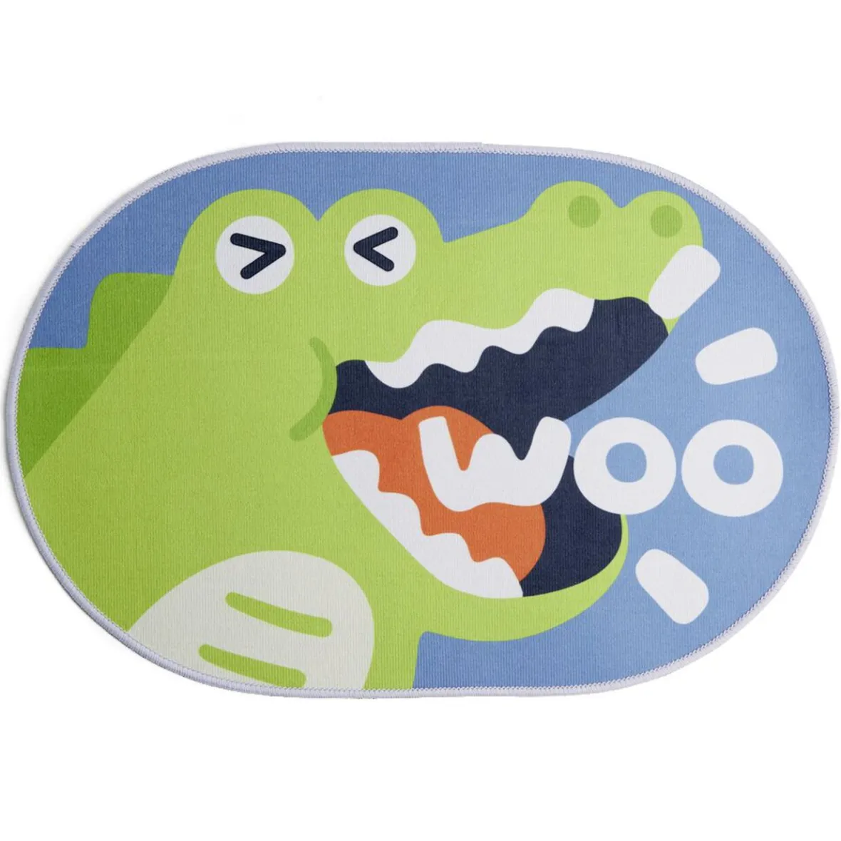Tapis enfant licorne ou crocodile polyester 40x60cm - 2 modèles^Gifi Discount