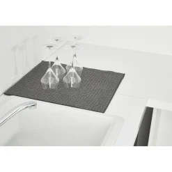 Tapis éponge microfibre gris pour évier Nettoyage Et Entretien