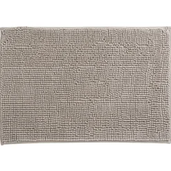 Tapis salle de bain chenille uni taupe^Gifi Outlet