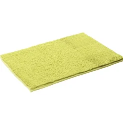 Tapis salle de bain chenille uni vert anis^Gifi Best