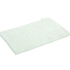 Tapis salle de bain chenille vert^Gifi