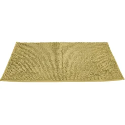 Tapis salle de bain chenille 75x45 cm uni jaune^Gifi Outlet