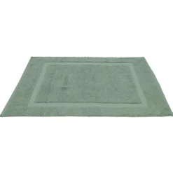 Tapis salle de bain coton vert 70x40 cm^Gifi Online
