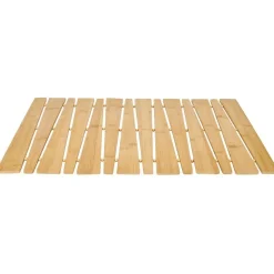 Tapis salle de bain en bambou 40x60cm^Gifi Discount