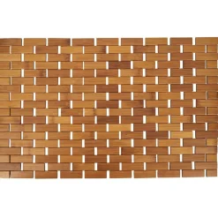 Tapis salle de bain en bambou segments 40x60cm^Gifi