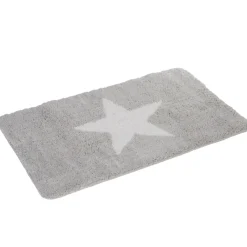 Tapis salle de bain gris design étoile^Gifi Sale