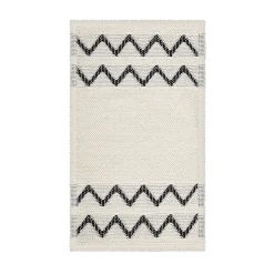 Tapis tissé coton boucle beige 70x40cm^Gifi Hot