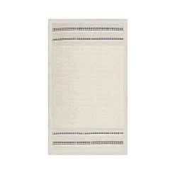 Tapis tissé coton boucle beige 70x40cm^Gifi Hot