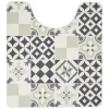 Tapis WC vinyle motif carreau de ciment^Gifi Hot