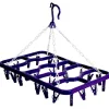 Sale Étendoir séchoir à linge 24 pinces violet Entretien Du Linge