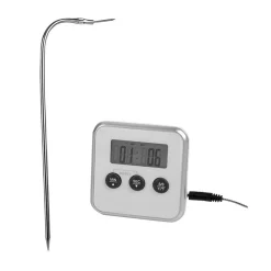 Gifi Préparation Culinaire^Thermomètre de cuisine à sonde minuteur