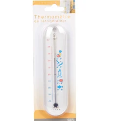 Gifi Préparation Culinaire^Thermomètre de réfrigérateur blanc