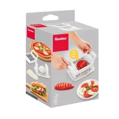 Gifi Préparation Culinaire^Tranche légume fruit fromage Metaltex 6 lames avec réservoir