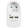 Triplite 1 prise 2 usb blanche^Gifi Sale