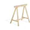 Tréteau pin massif beige - 70x41xH72cm^Gifi New