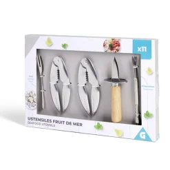 Gifi Préparation Culinaire^Ustensile pour fruit de mer 11 pièces