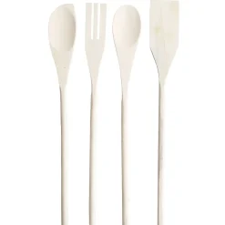 Gifi Préparation Culinaire^Ustensiles de cuisine bois x4
