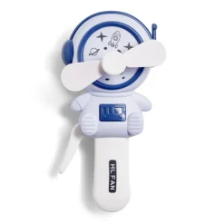Ventilateur manuel forme astronaute 3 coloris^Gifi