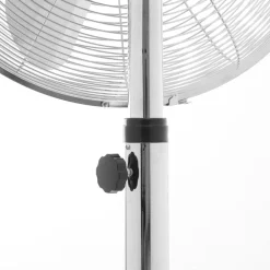 Ventilateur sur pied gris chromé Homday 40 cm^Gifi Best
