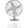 Ventilateur sur table gris chromé Homday 30 cm^Gifi New