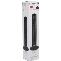 Ventilateur tour Homday noir^Gifi Online