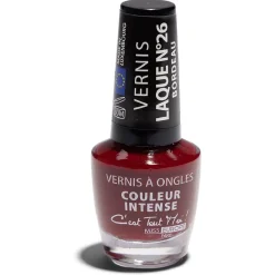 Vernis à ongles laqué N°26 rouge bordeaux^Gifi Hot