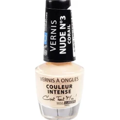 Vernis à ongles métallique intense nude corail N°3^Gifi