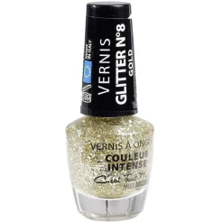 Vernis à ongles paillette doré N°8^Gifi Best