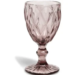Gifi Vaisselle Et Accessoires De Table^Verre à vin violet relief