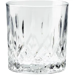 Gifi Vaisselle Et Accessoires De Table^Verre à whisky transparent ciselé 33 cl x4