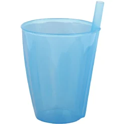 Gifi Vaisselle Et Accessoires De Table^Verre avec paille intégrée transparent