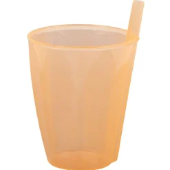 Gifi Vaisselle Et Accessoires De Table^Verre avec paille intégrée transparent