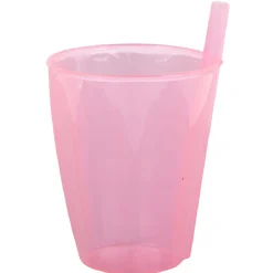 Gifi Vaisselle Et Accessoires De Table^Verre avec paille intégrée transparent