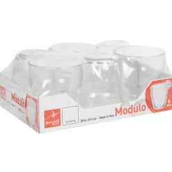 Gifi Vaisselle Et Accessoires De Table^Verre bas Bormioli Rocco Modulo x6