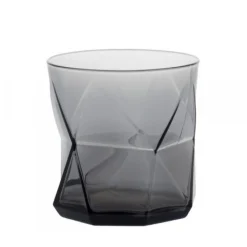 Gifi Vaisselle Et Accessoires De Table^Verre bas Cassiopea noir transparent 33 cl