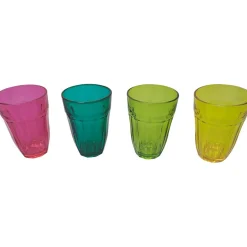 Gifi Vaisselle Et Accessoires De Table^Verre bas coloré en verre 23 cl x 8