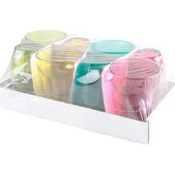 Gifi Vaisselle Et Accessoires De Table^Verre bas coloré en verre 23 cl x 8