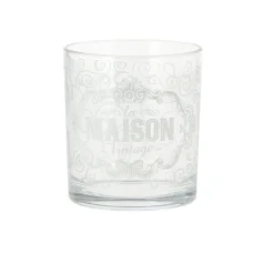 Gifi Vaisselle Et Accessoires De Table^Verre bas la maison vintage x 3