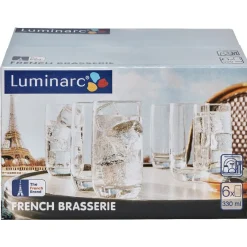Gifi Vaisselle Et Accessoires De Table^Verre bas Luminarc x6 ver 33cl