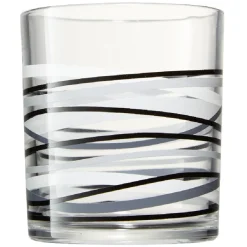 Gifi Vaisselle Et Accessoires De Table^Verre bas motif rayure graphique 25 cl x 6