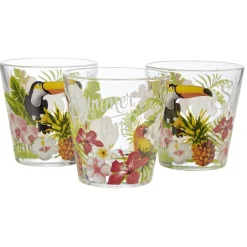 Gifi Vaisselle Et Accessoires De Table^Verre bas Nadia Jungle x 3